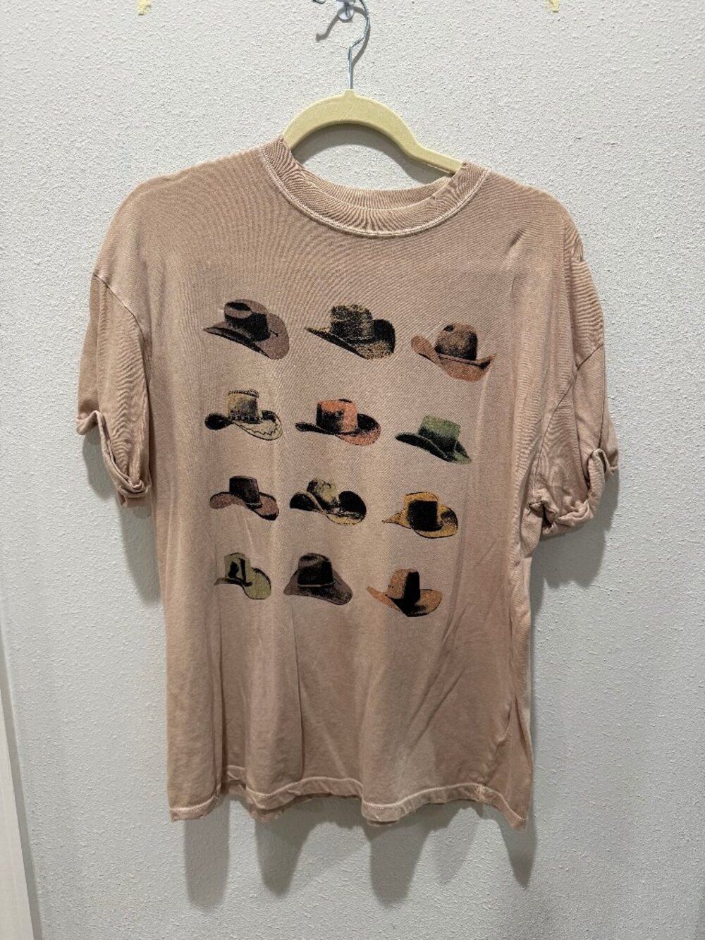 Cowboy Hat Oversized Graphic Tee - Girl Dangerous